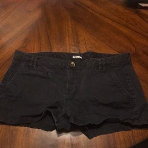 Cotton blend express shorts size 6